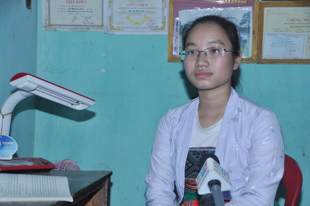 Nữ sinh dân tộc Mường đạt 27,75 điểm