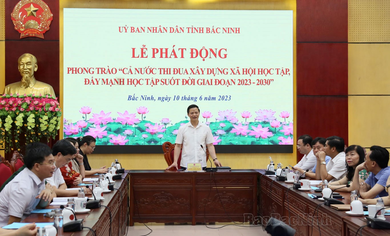 “Cả nước thi đua xây dựng xã hội học tập, đẩy mạnh học tập suốt đời giai đoạn 2023-2030”